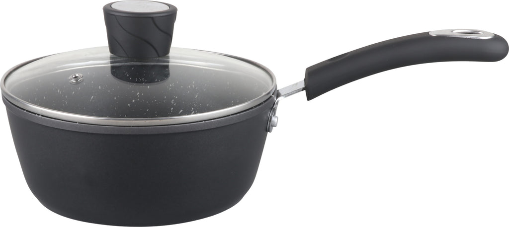 MIlvado Black Nonstick Saucepan 1.9qt 1pc