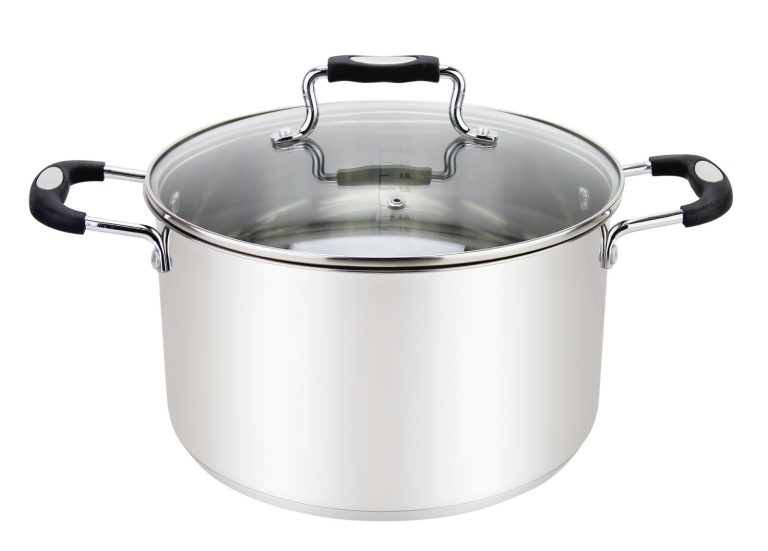 Milvado Black Stainless Steel Stockpot 8.4qt 1pc