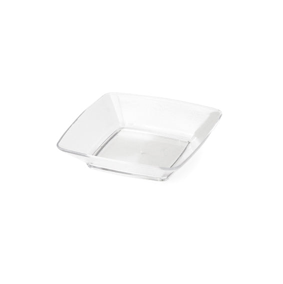 MiniWare Clear Square Plate 12pc - The Cuisinet