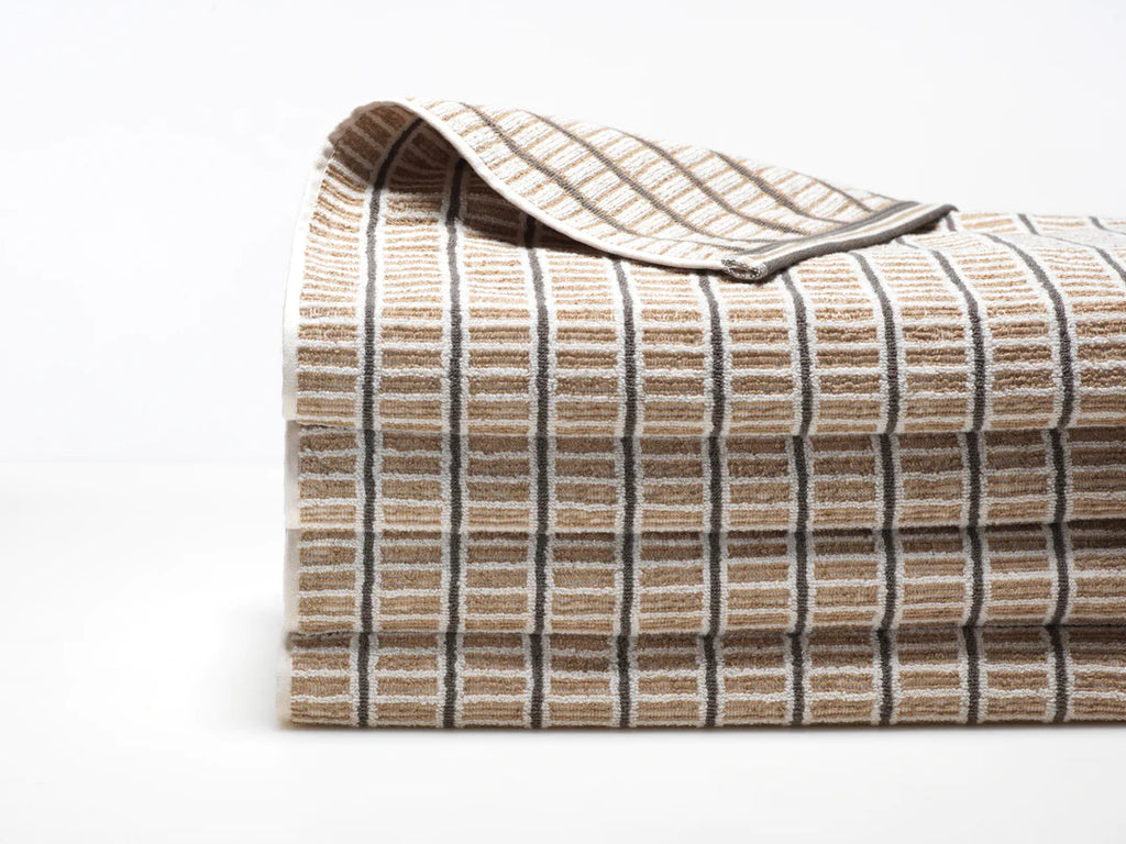 RoseBerry Beige Oxford Hand Towel 19x30" 1pc