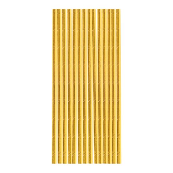 Gold Paper Straws 24pc - The Cuisinet