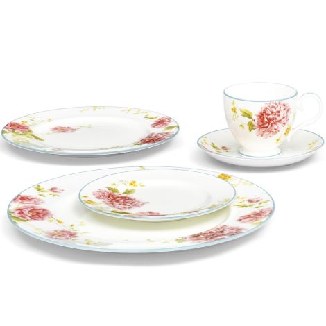 Noritake Pink Peony Pageant Dinnerware Set