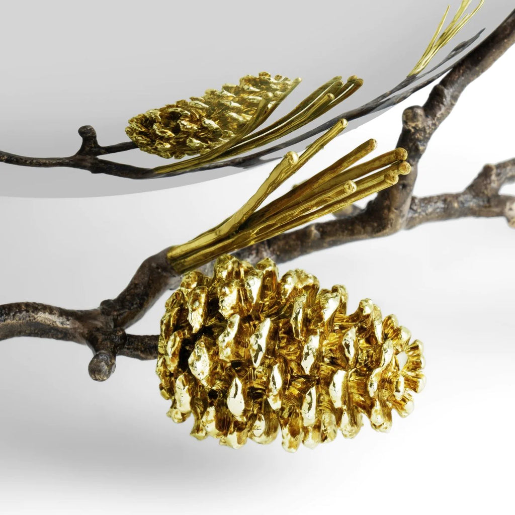 Michael Aram Pine Serving Bowl 10" 1pc