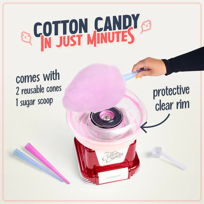 Red Retro Cotton Candy Maker 1pc