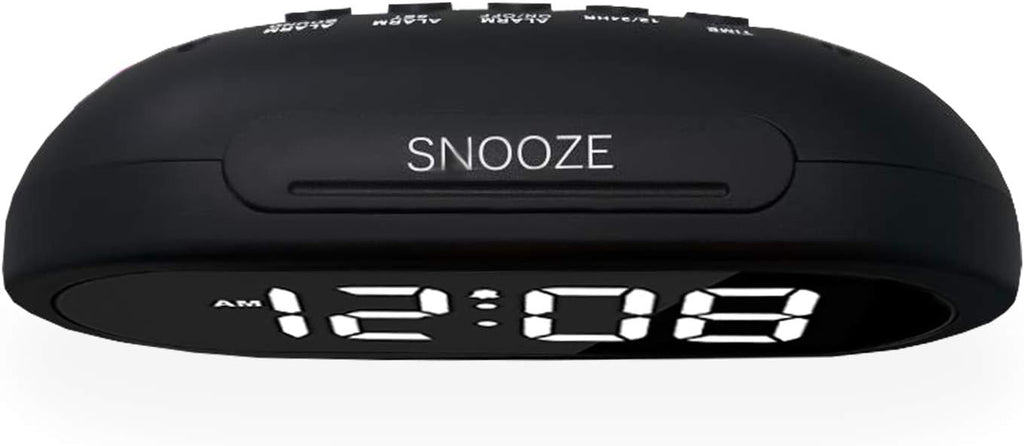 Riptunes Black Digital Alarm Clock 1.4" 1pc