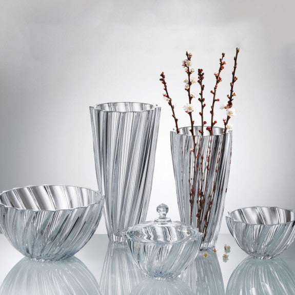 Clear Scallop Bowl 28 cm 1pc