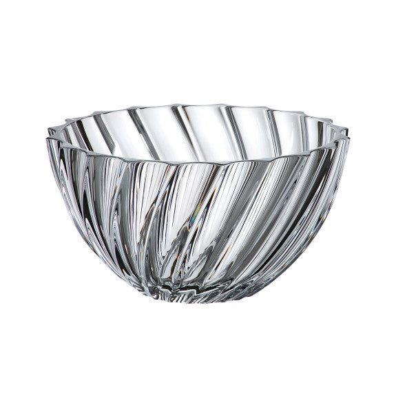 Clear Scallop Bowl 28 cm 1pc