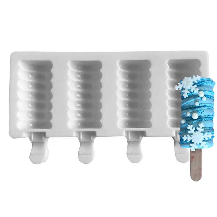 White Silicone Ice Cream Mold 1pc