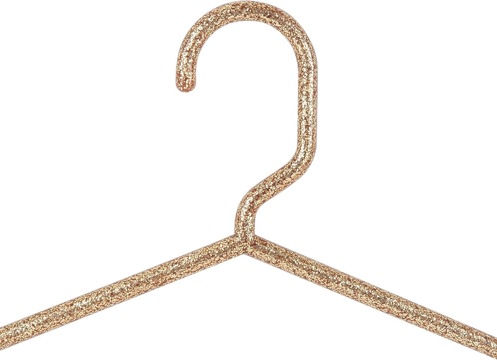 Simplify Gold Granite Look Hangers 10pc