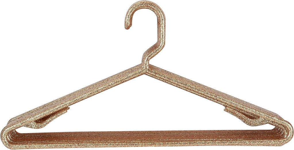 Simplify Gold Granite Look Hangers 10pc