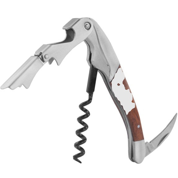 Sommelier Wood Handle Corkscrew Opener 1pc