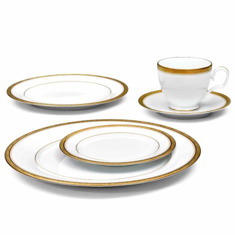 Noritake Gold Stavely Dinnerware Set