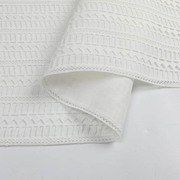 Tablecloth White Lenox Lace Lined 1pc