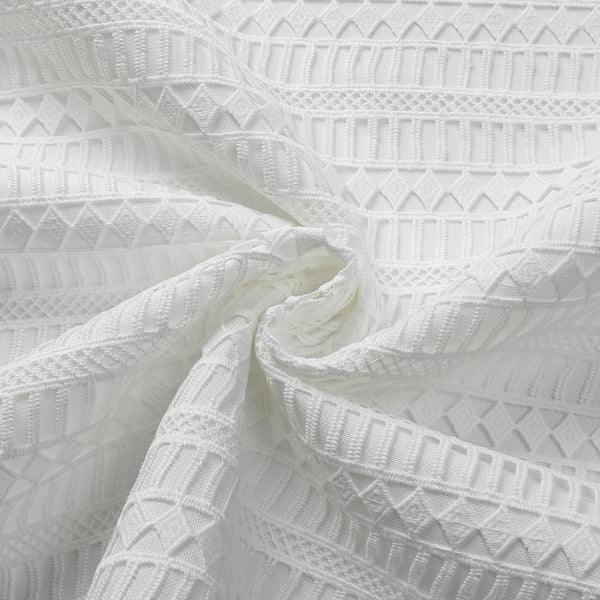 Tablecloth White Lenox Lace Lined 1pc