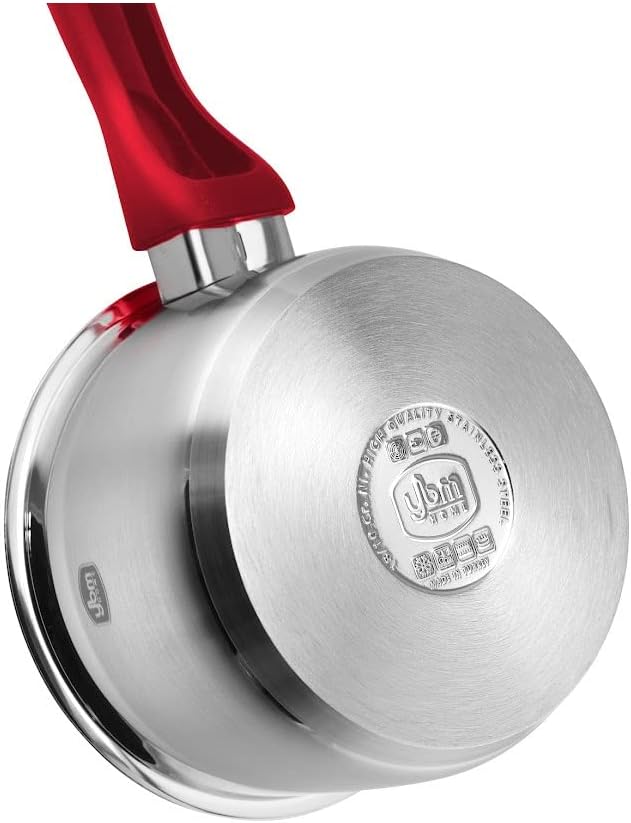 YBM Black Stainless Steel Cookware Set 13pc