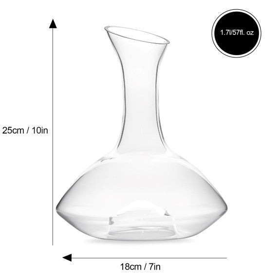 Clear Glass Vinum Carafe 1.7L 1pc