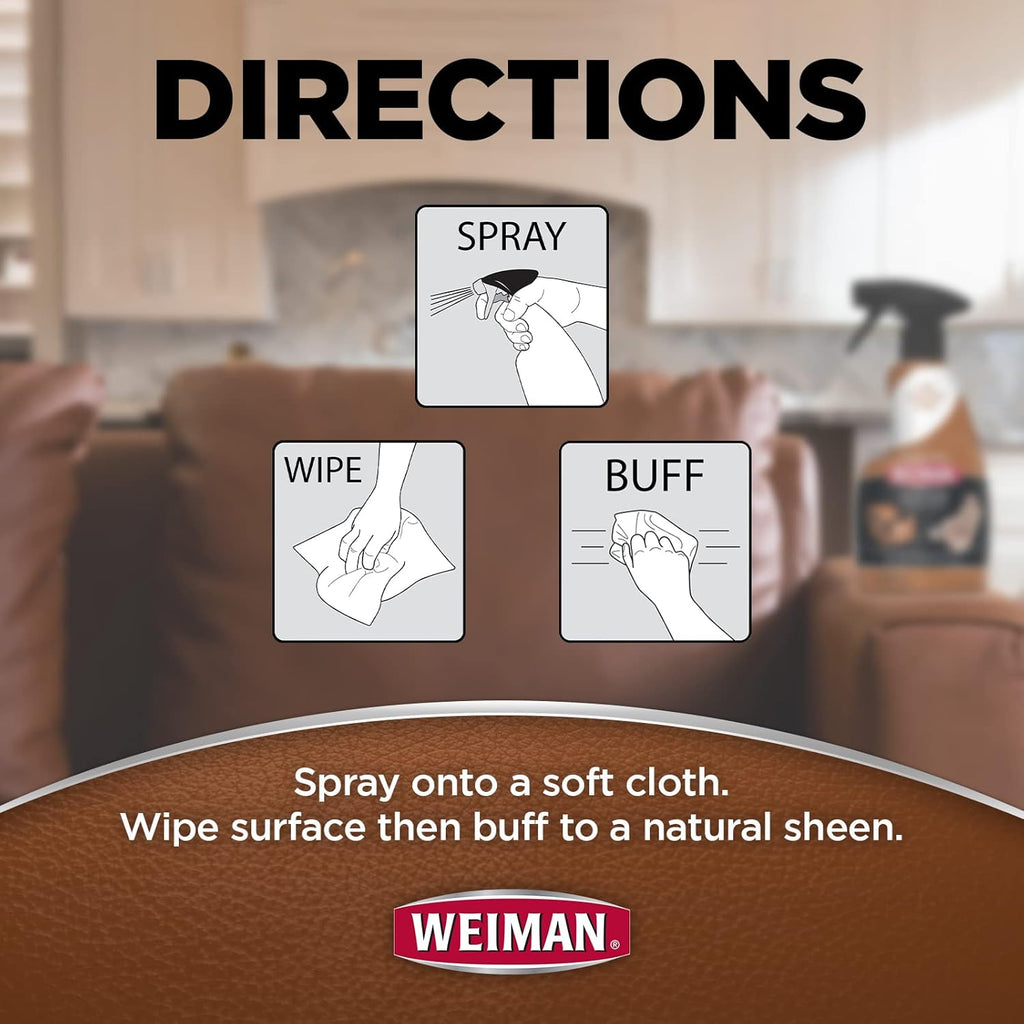 Weiman Leather Cleaner & Conditioner 12oz 1pc