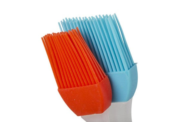 Coloured Silicone Basting Brush 8" 2pc