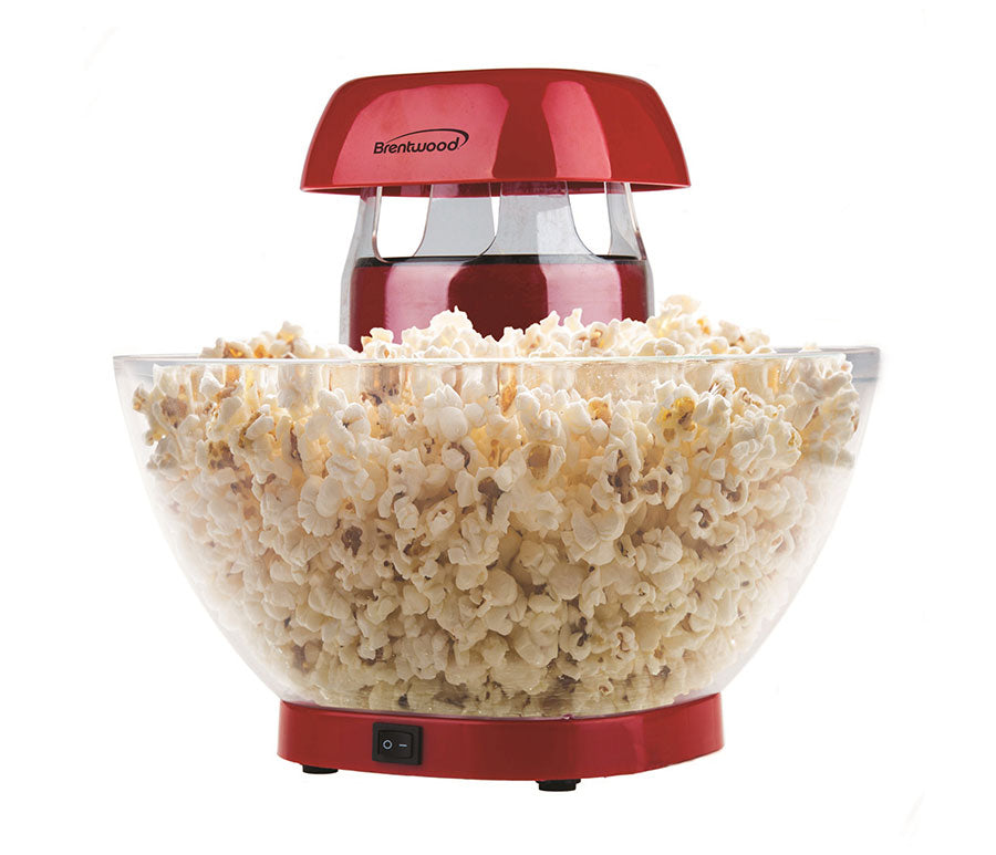 Brentwood Red PC-490R Jumbo 24-Cup Hot Air Popcorn Maker - The Cuisinet