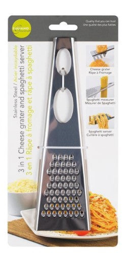 L.Gourmet 3 in 1 Cheese Grater and Spaghetti server 1pc - The Cuisinet