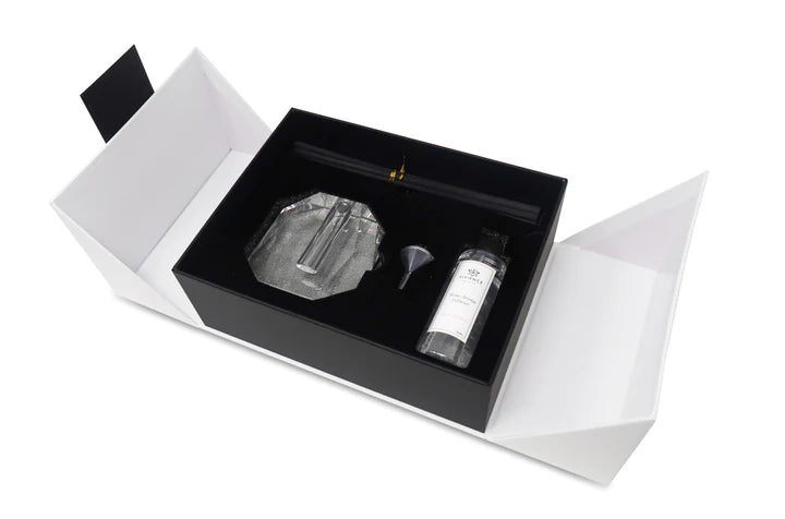 Vivience Clear Diffuser With Black Reeds 1pc