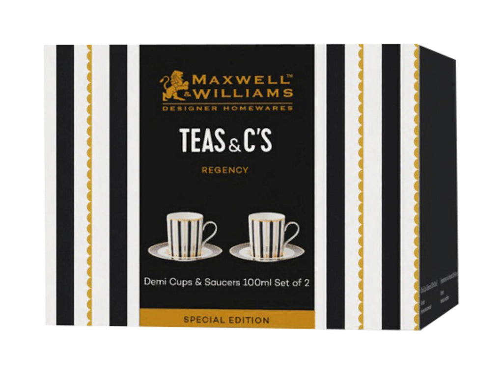 Regency Demi Cup & Saucer 4pc