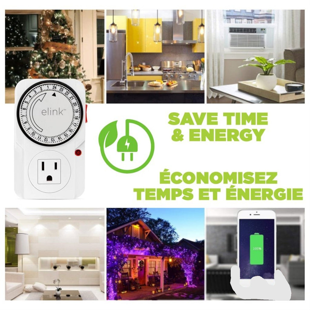 eLink Mechanical Plug-in Timer 1pc