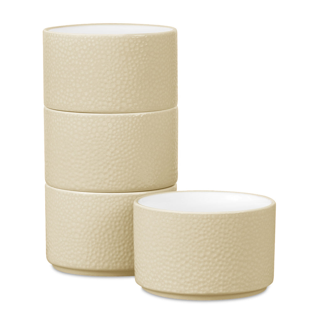 Noritake Ivory ColorTex Dinnerware Set Fruit Bowl 4" 4pc