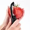 OXO Black Serrated Peeler 7" 1pc