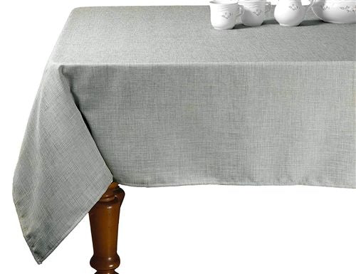Euro Linen Look Tablecloth 1pc Grey