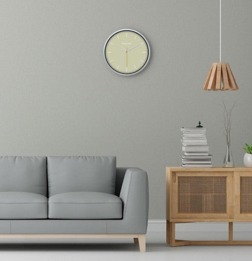 KG Reyes Green Wall Clock 14" 1pc