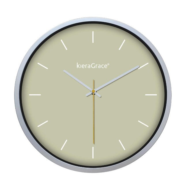 KG Reyes Green Wall Clock 14" 1pc