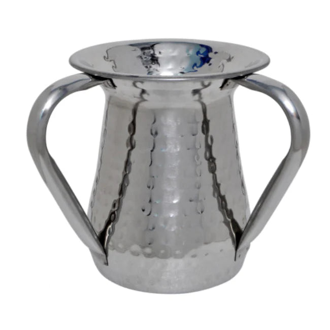 Bt Shalom Silver Hammered Washcup - The Cuisinet