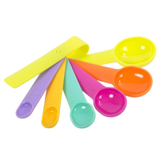 Plastic Measuring Spoon Set 6pc