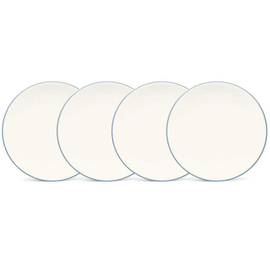 Noritake Ice Colorwave Coupe Dinnerware Set Dessert Plate 6" 4pc