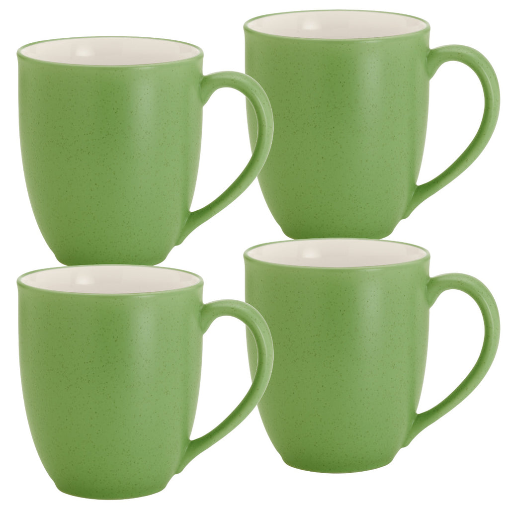 Noritake Apple Colorwave Rim Dinnerware Set Mug 12oz 4pc