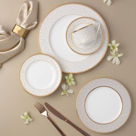 Noritake Gold Noble Pearl Dinnerware Set