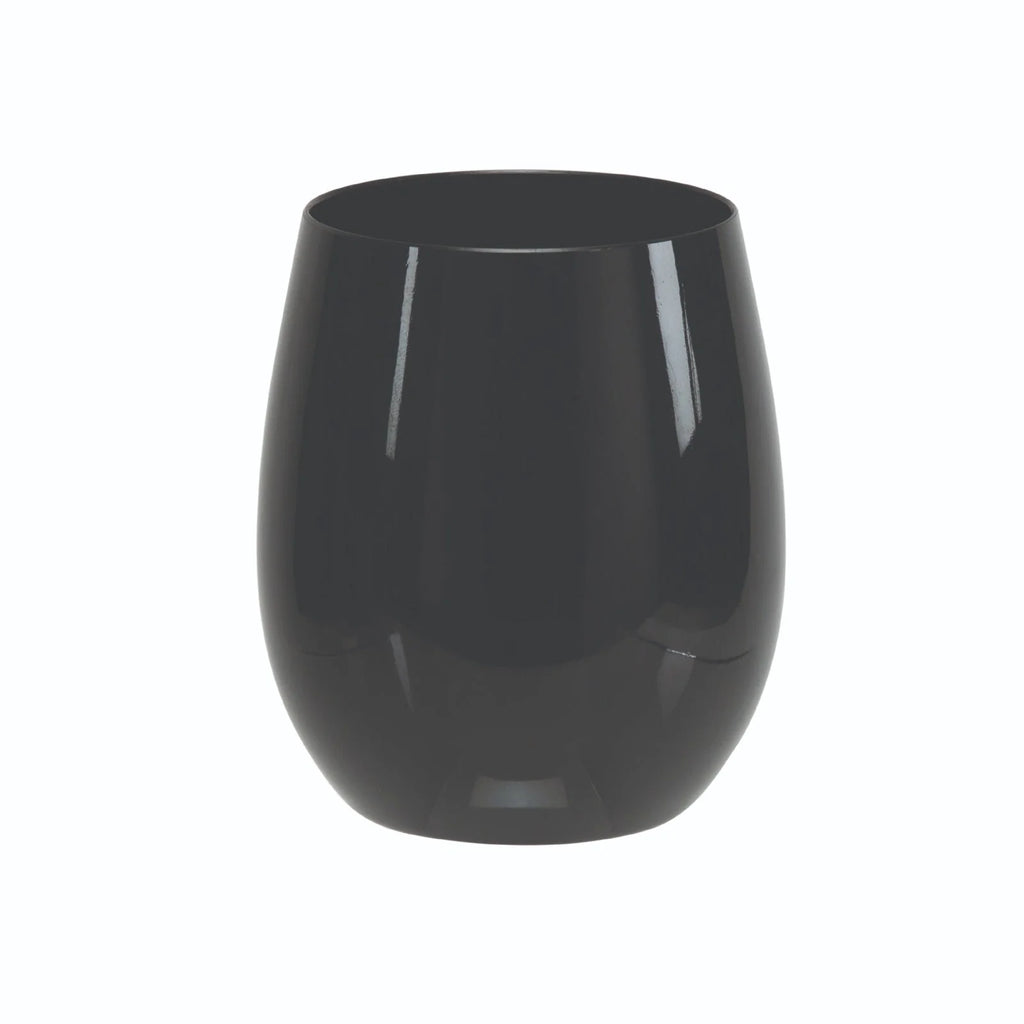 Luxe Party Black Tumblers 12oz 6pc - The Cuisinet