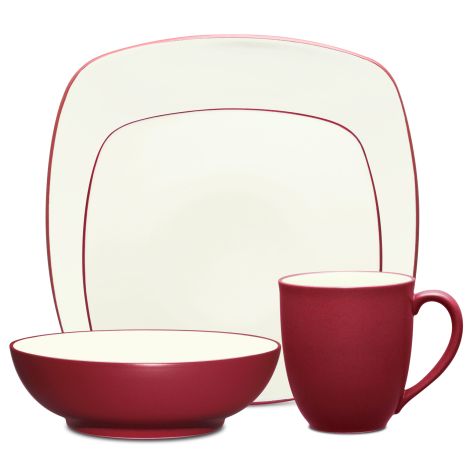 Noritake Raspberry Colorwave Square Dinnerware Set – The Cuisinet