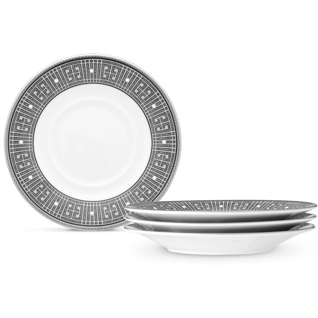 Noritake Graphite Infinity Dinnerware Set Saucer 6" 4pc