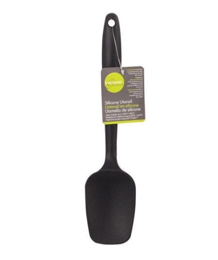 L. Gourmet Black Silicone Spoon 11" 1pc - The Cuisinet