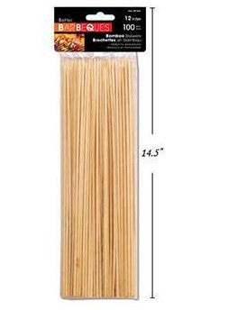 L. Gourmet Bamboo Skewers 14" 100pc - The Cuisinet