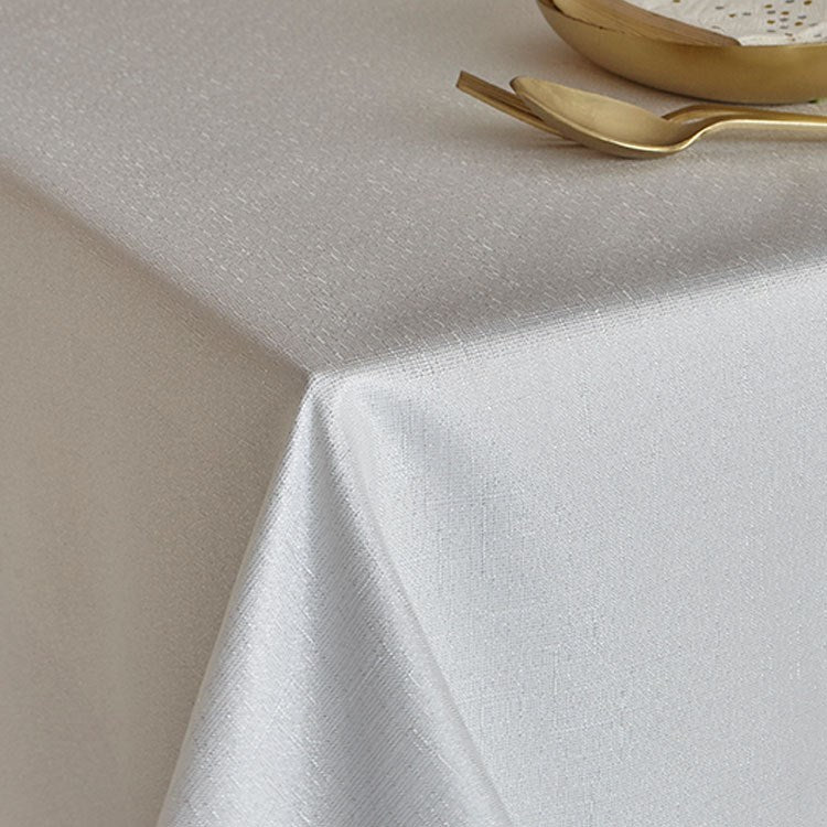 Harman Cream/Gold Hemstitch Tablecloth 60x90" - The Cuisinet