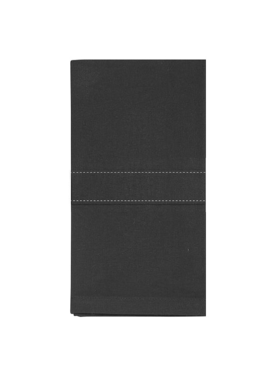 Stock Solid Napkins Black - The Cuisinet