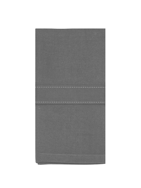 Stock Solid Napkins Charcoal - The Cuisinet