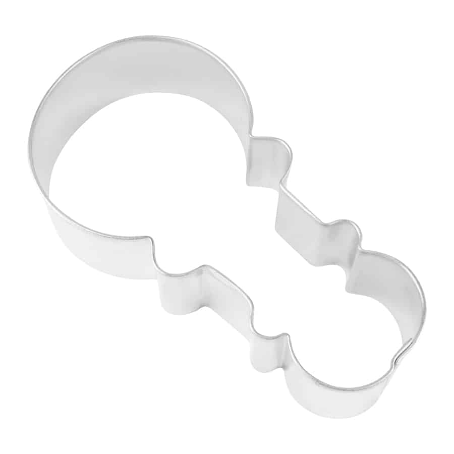 BABY RATTLE (4″) cookie cutter - The Cuisinet