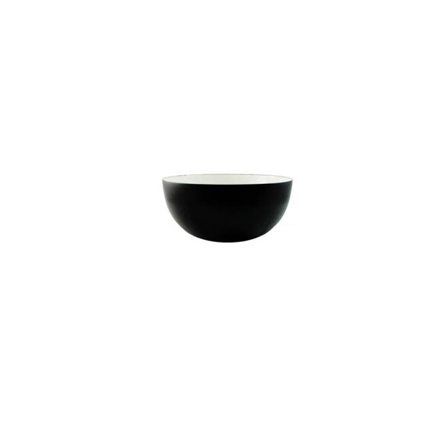 Godinger 96856 9.75 in. Enamel Bowl, Black & White - The Cuisinet