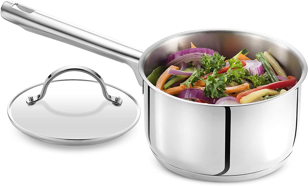 Korkmaz a1956 11 qt. Classic 18 by 10 Stainless Steel Dutch Oven Shallow Covered Stockpot Cookware Induction