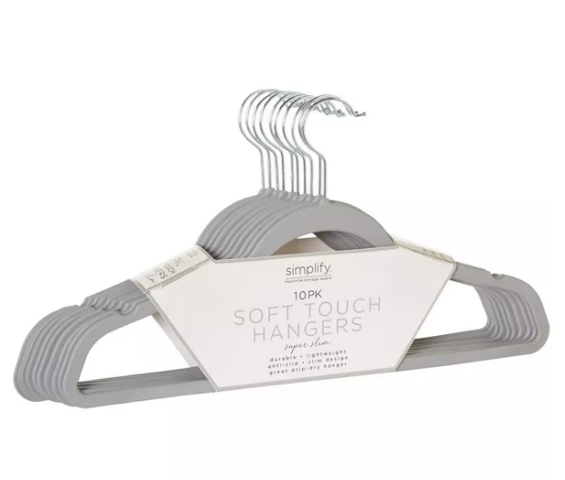 10-pk. Soft Touch Hangers - The Cuisinet