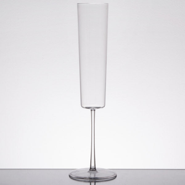 Fineline Clear Plastic Champagne Flute 7oz. 6pc - The Cuisinet